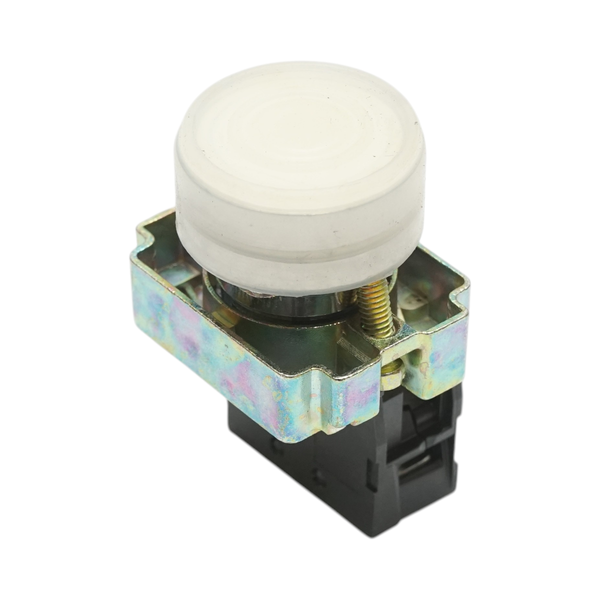 Buton comanda alb cu capac protectie IP65, 1NO, 400V/10A, LAY5 Breckner Germany - imagine 3