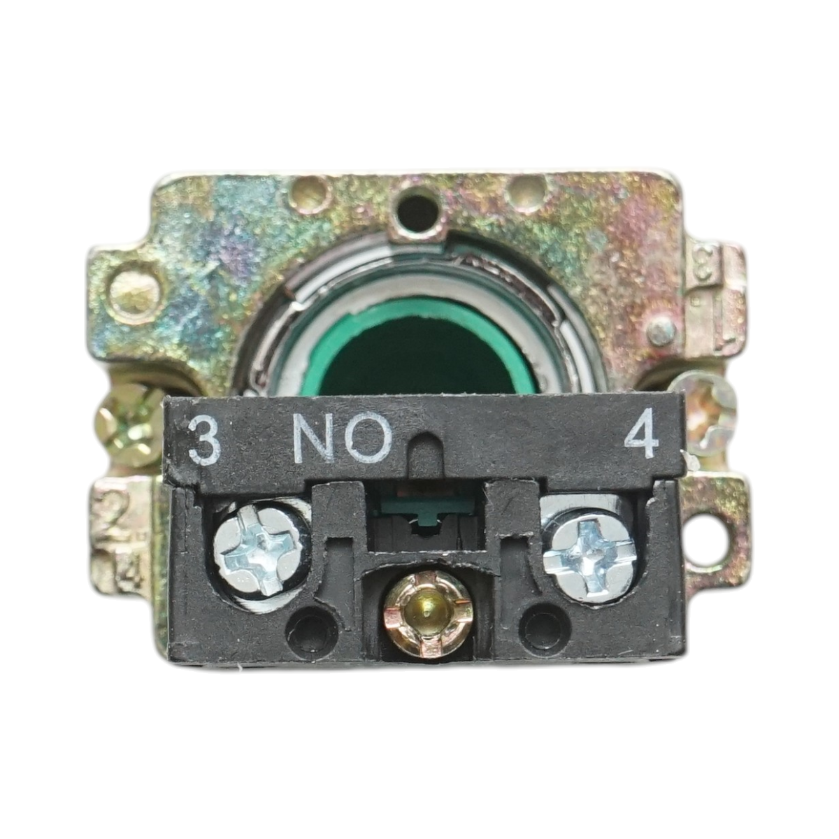 Buton comanda verde cu capac protectie IP65, 1NO, 400V/10A, LAY5 Breckner Germany - imagine 5