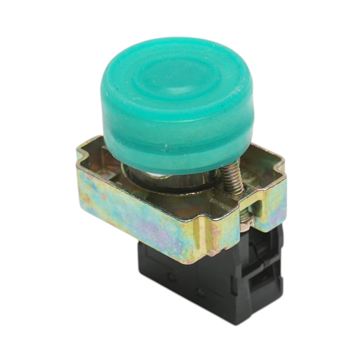 Buton comanda verde cu capac protectie IP65, 1NO, 400V/10A, LAY5 Breckner Germany - imagine 3