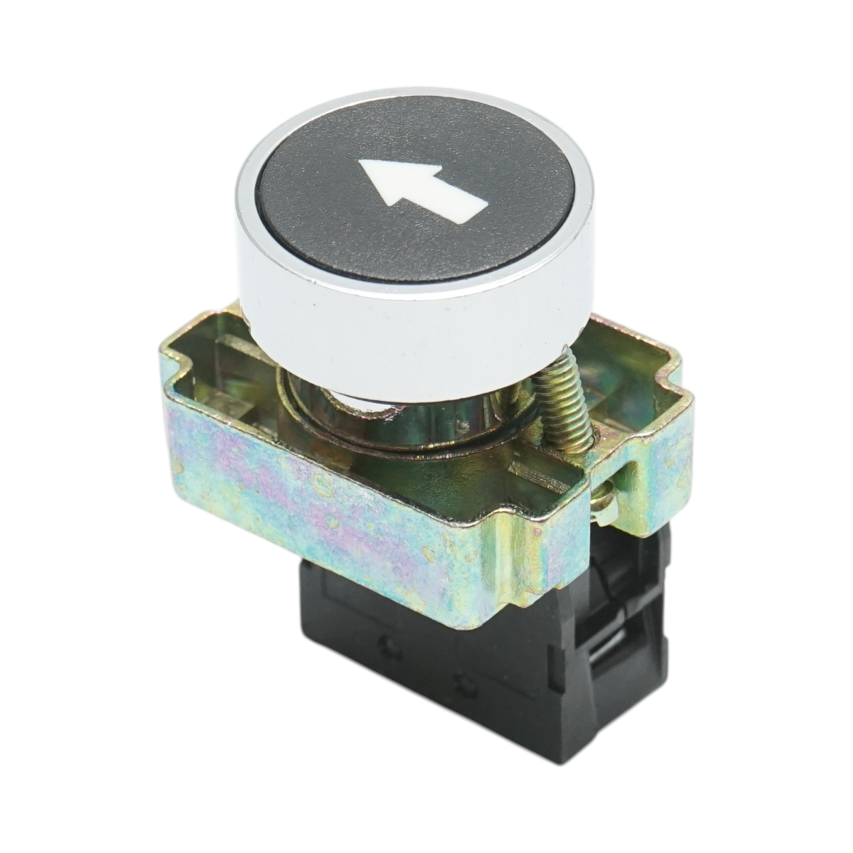 Buton comanda negru cu revenire si marcaj 1NO, 400V/10A, LAY5 Breckner Germany - imagine 3