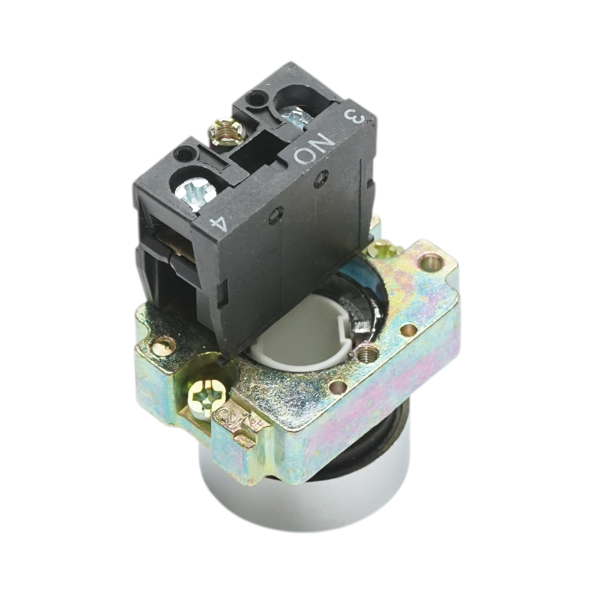 Buton comanda negru cu revenire si marcaj 1NO, 400V/10A, LAY5 Breckner Germany - imagine 4