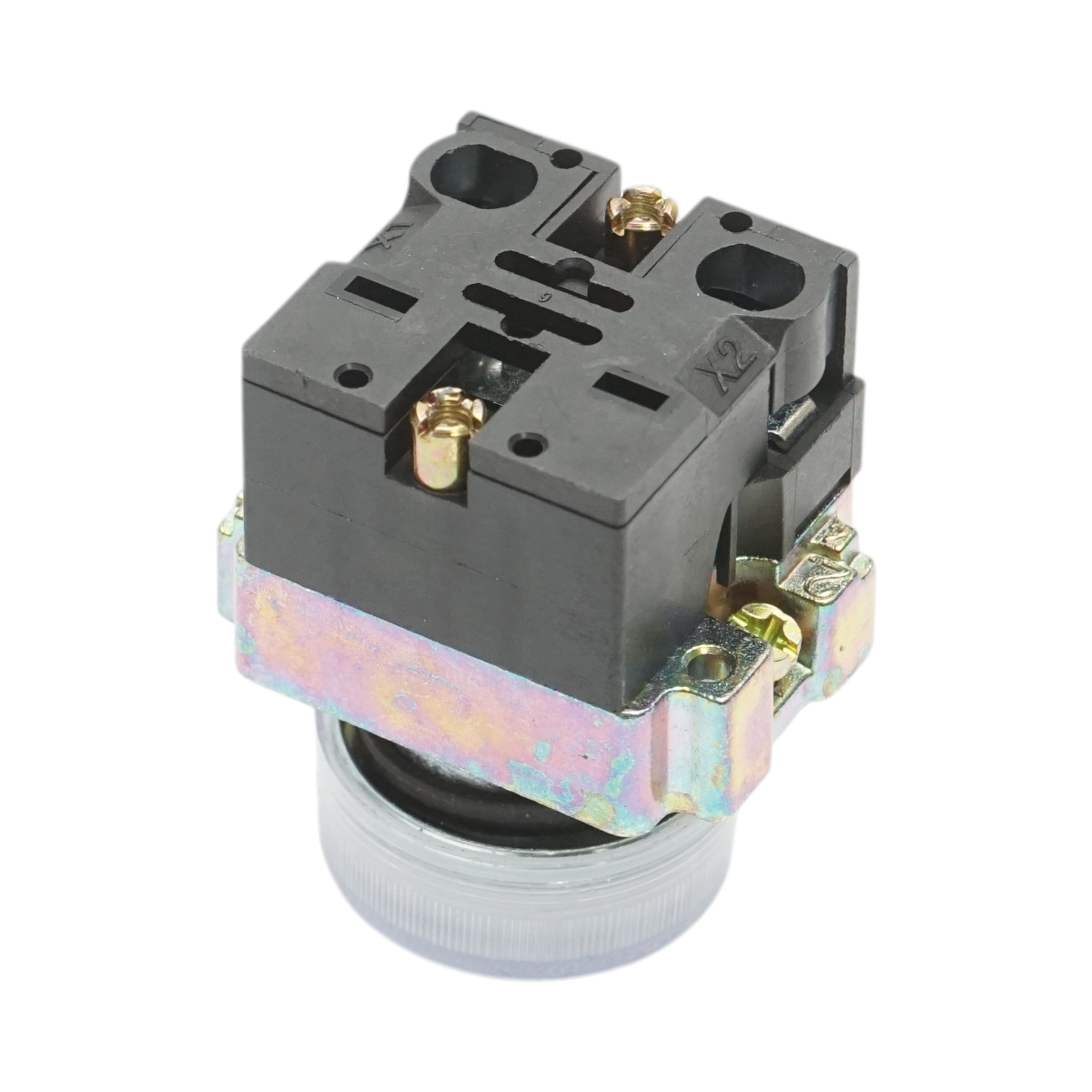 Buton indicator LED alb 220V LAY5 Breckner Germany - imagine 4