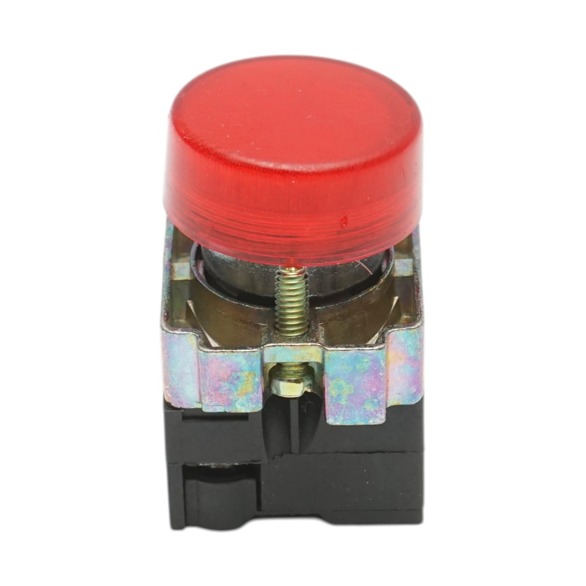 Buton indicator LED rosu 220V LAY5 Breckner Germany - imagine 2