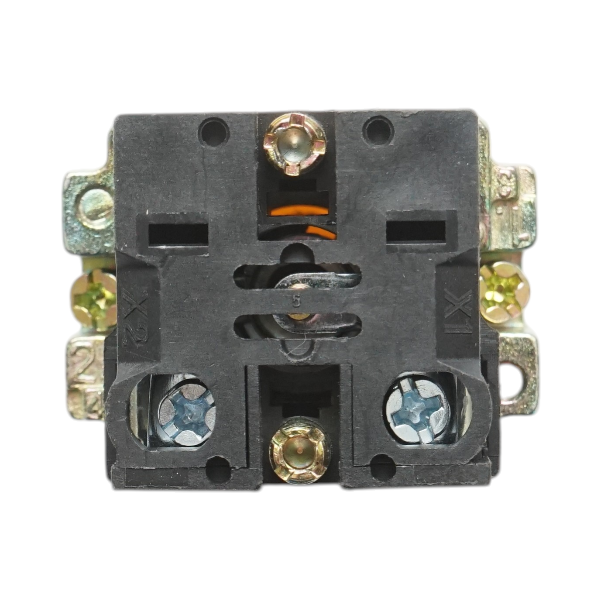 Buton indicator LED galben 220V LAY5 Breckner Germany - imagine 5