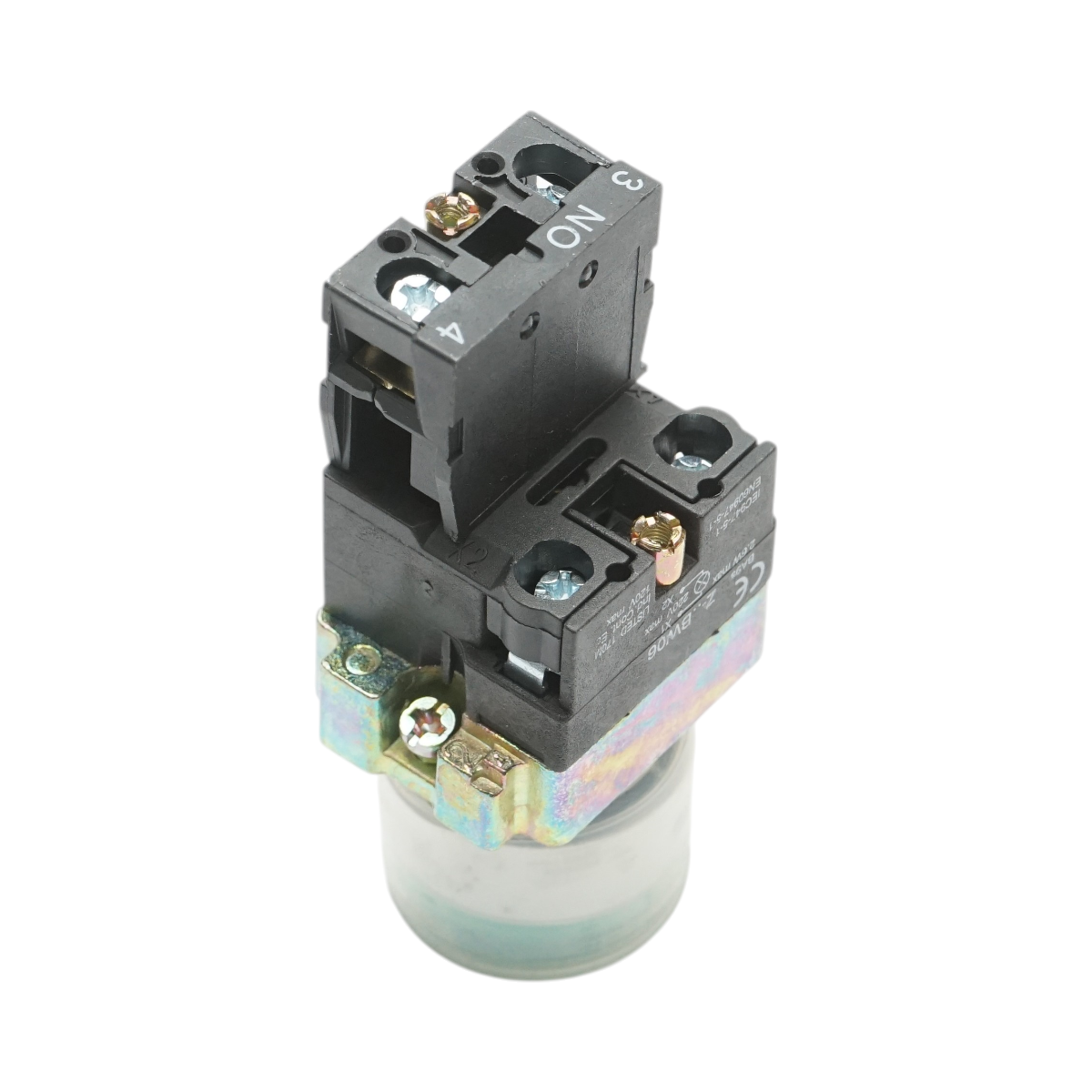 Lampa semnalizare cu alimentare directa verde si protectie 1NO, 220V, IP65, LAY5 Breckner Germany - imagine 4