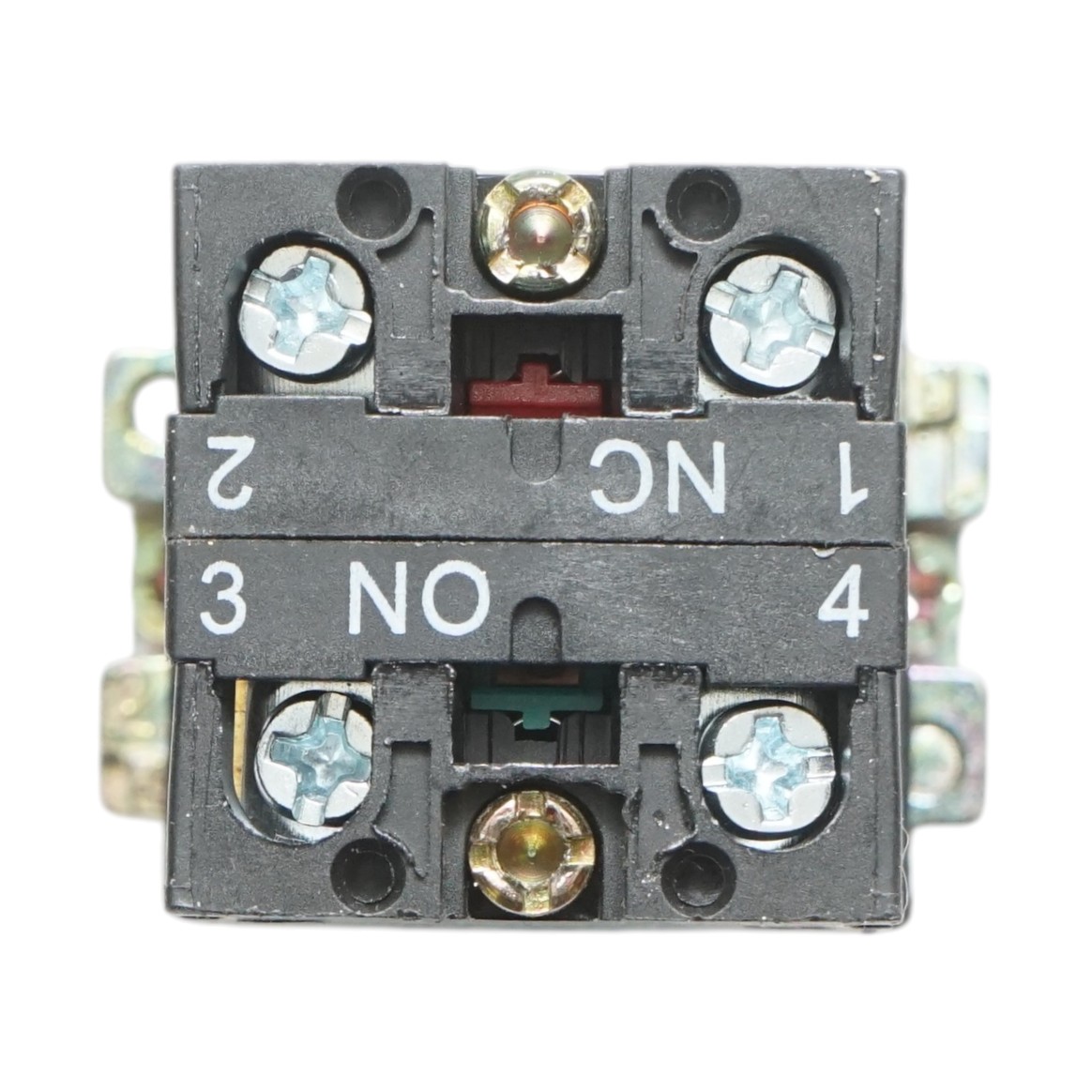 Selector 2 pozitii cu retinere si indicator semnalizare LED verde 1NO+1NC, 220V, LAY5 Breckner Germany - imagine 4