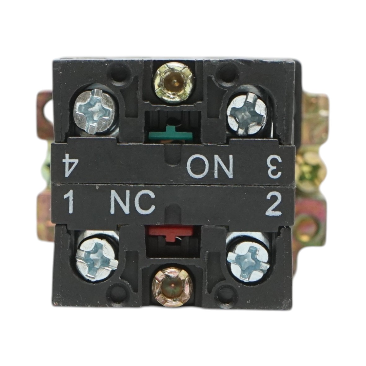 Selector 2 pozitii cu retinere si indicator semnalizare LED rosu 1NO+1NC, 24V, LAY5 Breckner Germany - imagine 4