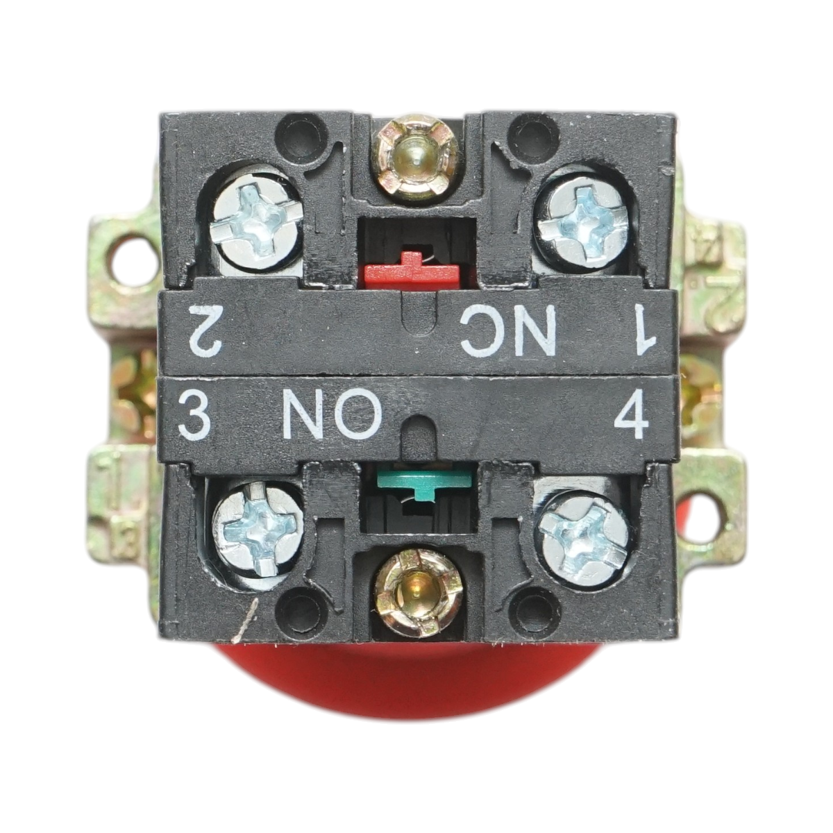 Buton comanda oprire de urgenta rosu 40mm, 1NO+1NC, 400V/10A, LAY5 Breckner Germany - imagine 5