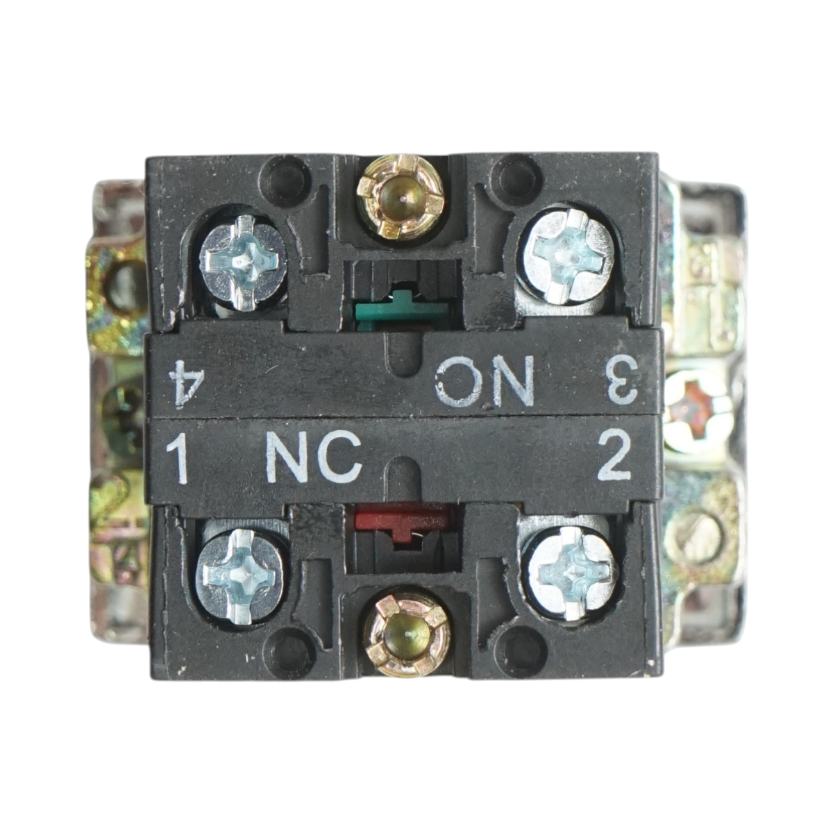 Buton comanda dublu convex 1NO+1NC, 400V/10A, LAY5 IP40 Breckner Germany - imagine 4