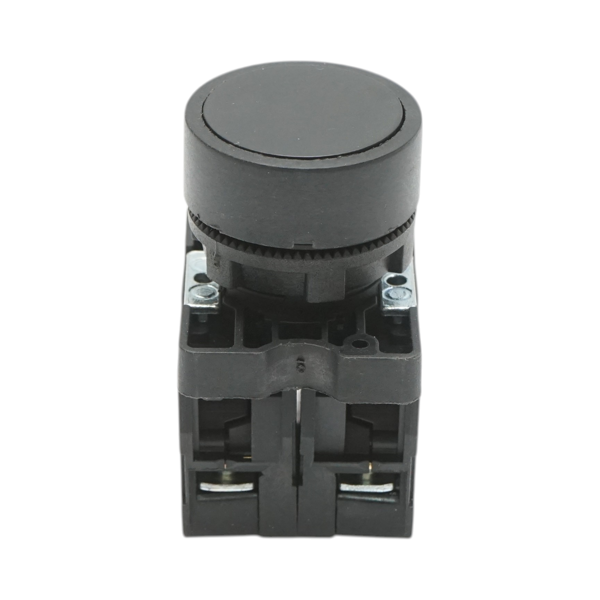 Buton comanda cu revenire negru 1NO+1NC, 400V/10A LAY5 Breckner Germany - imagine 2