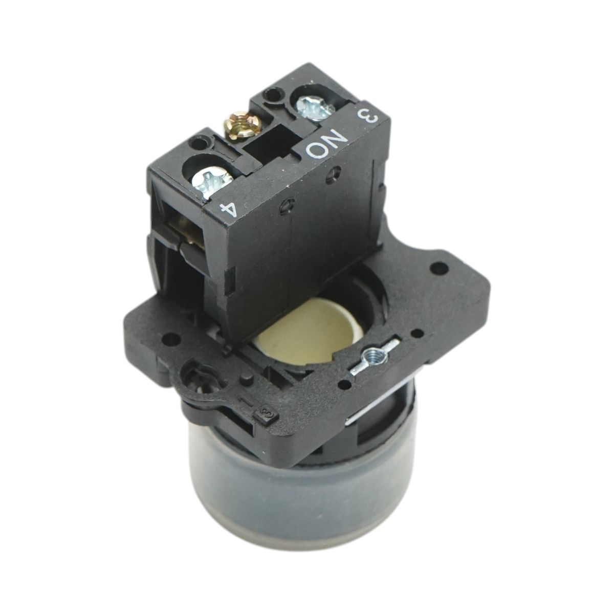 Buton comanda alb cu capac protectie 1NO, 400V/10A, LAY5-EP11, IP65 Breckner Germany - imagine 3