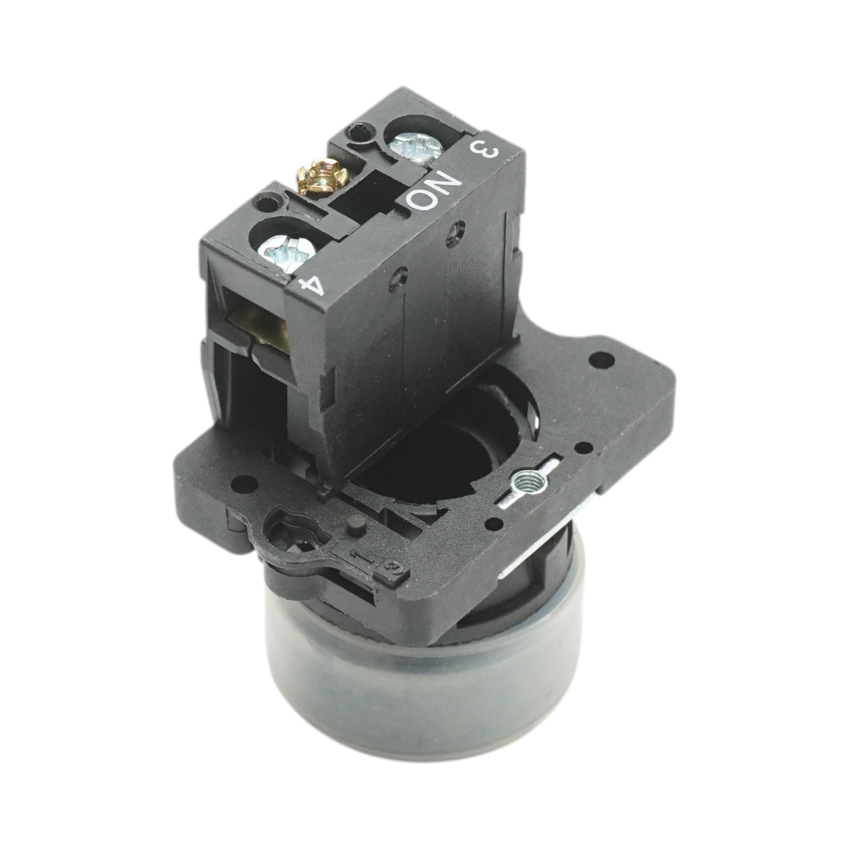 Buton comanda negru cu capac protectie 1NO, 400V/10A, LAY5-EP21, IP65 Breckner Germany - imagine 3