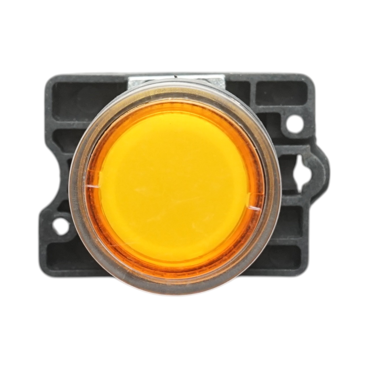 Buton indicator LED galben cu rezistenta integrata 1NO, 24V LAY5 Breckner Germany - imagine 2