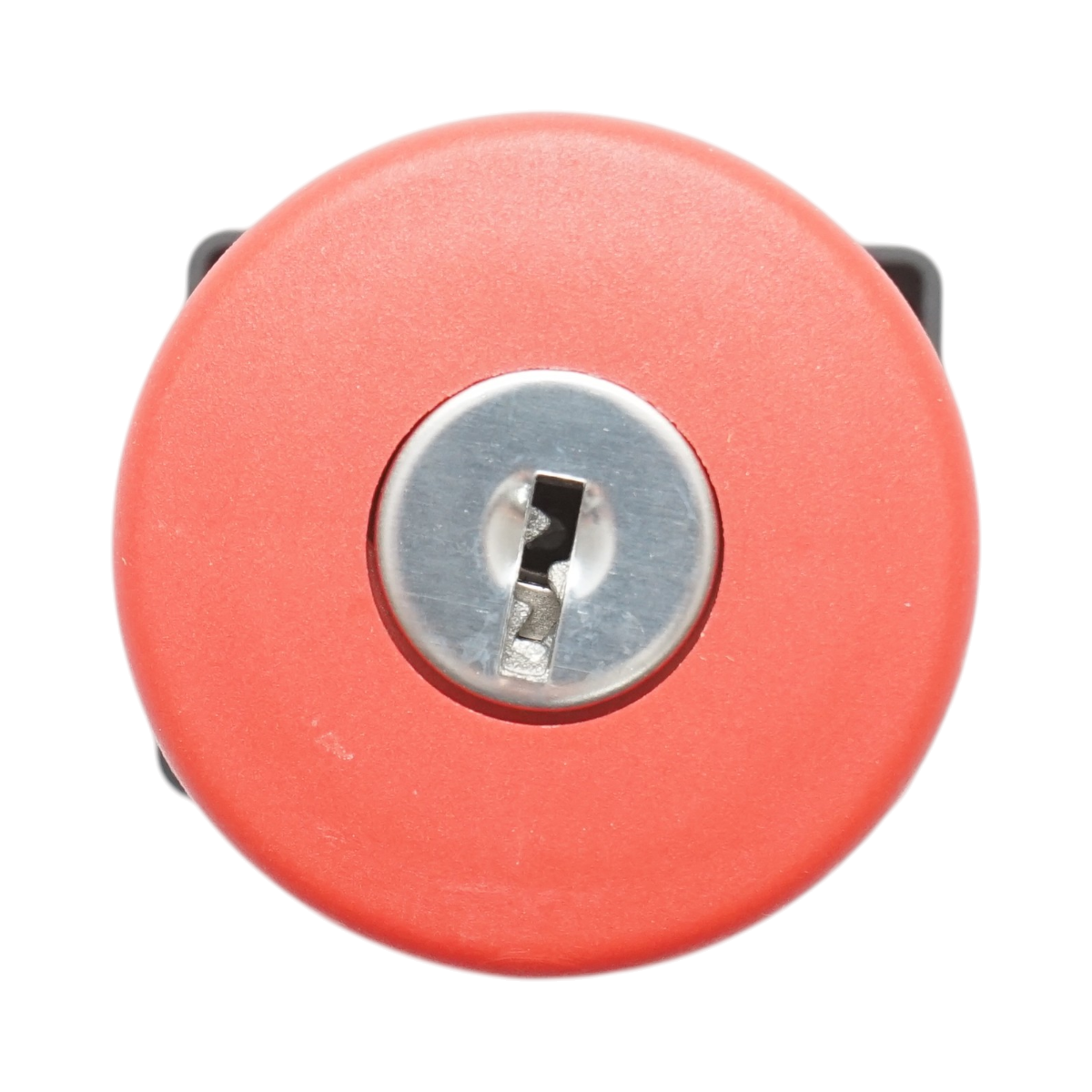 Buton comanda oprire de urgenta rosu cu deblocare prin rasucire si cheie 40mm, 1NC, 400V/10A LAY5 Breckner Germany - imagine 3