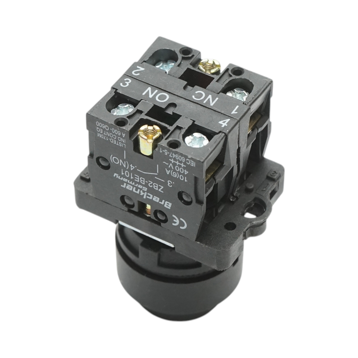 Selector 2 pozitii cu retinere si cheie 1NO+1NC, 400V/10A, LAY5-EG45 Breckner Germany - imagine 4