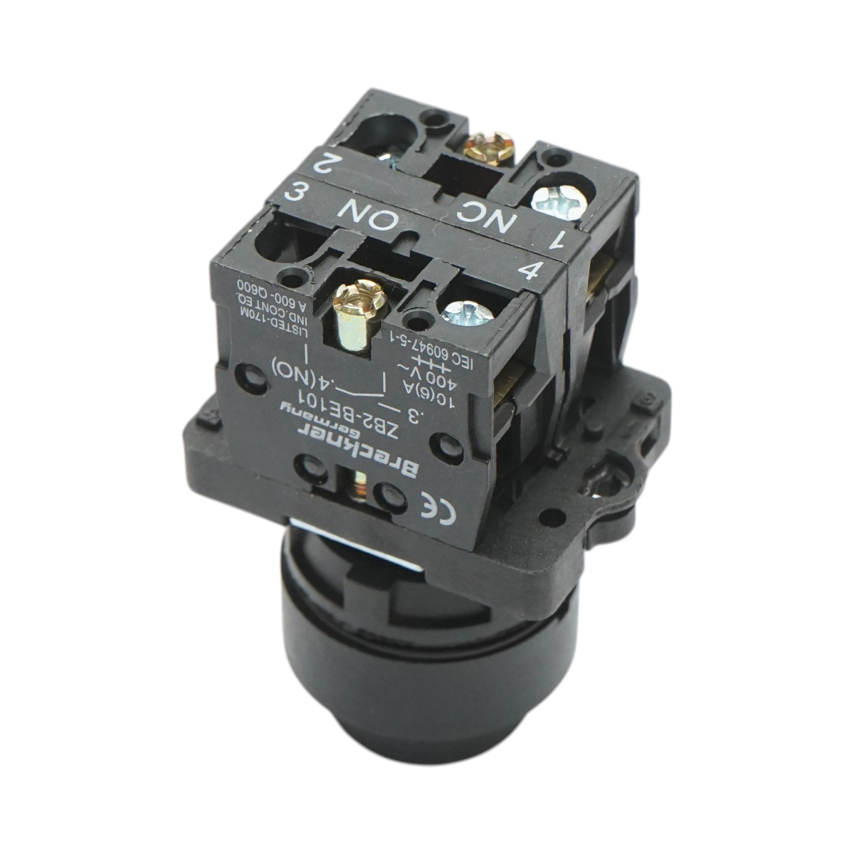 Selector 2 pozitii cu revenire si cheie 1NO+1NC, 400V/10A, LAY5-EG65 Breckner Germany - imagine 4