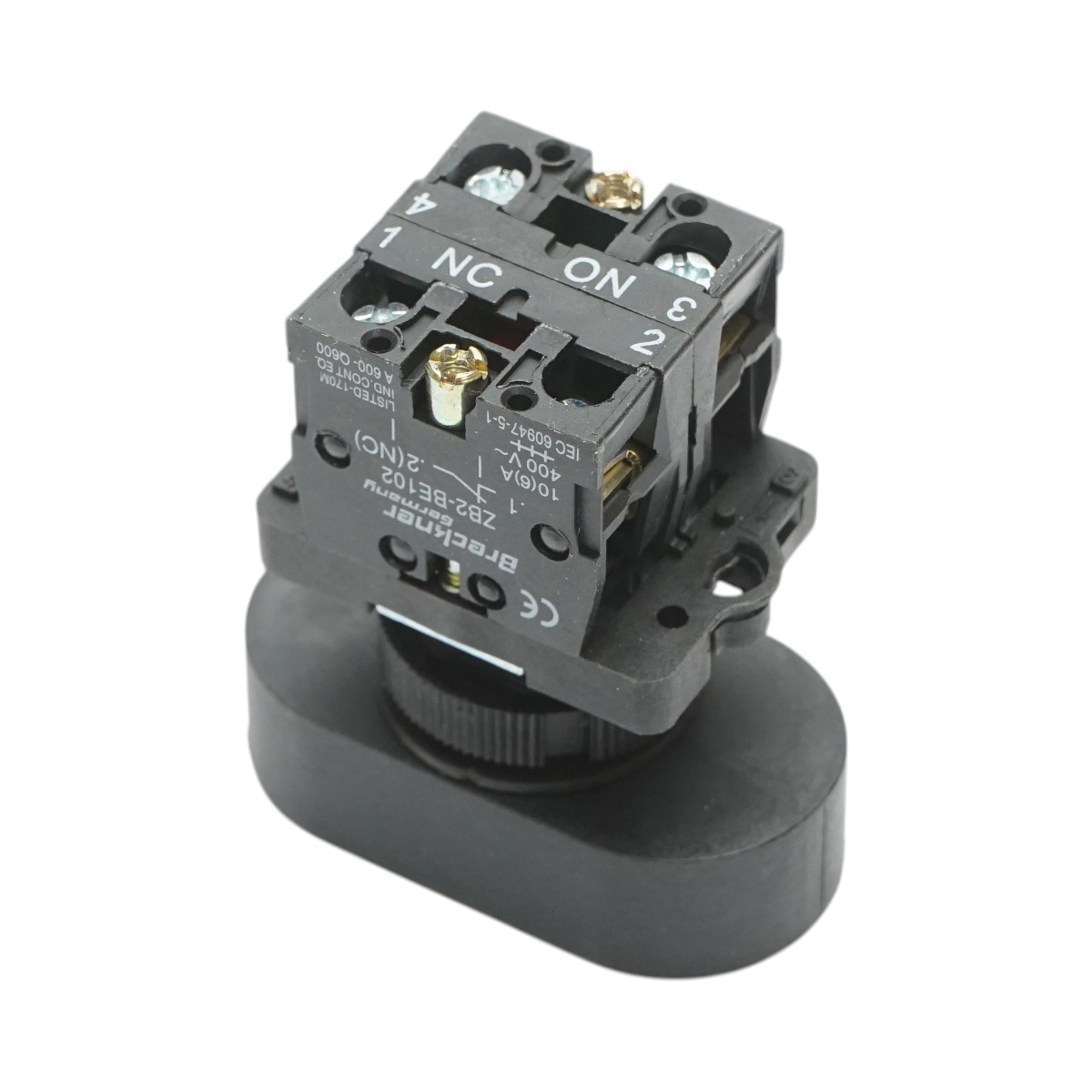 Buton comanda dublu 1NC, 400V/10A, LAY5 IP40 Breckner Germany - imagine 3