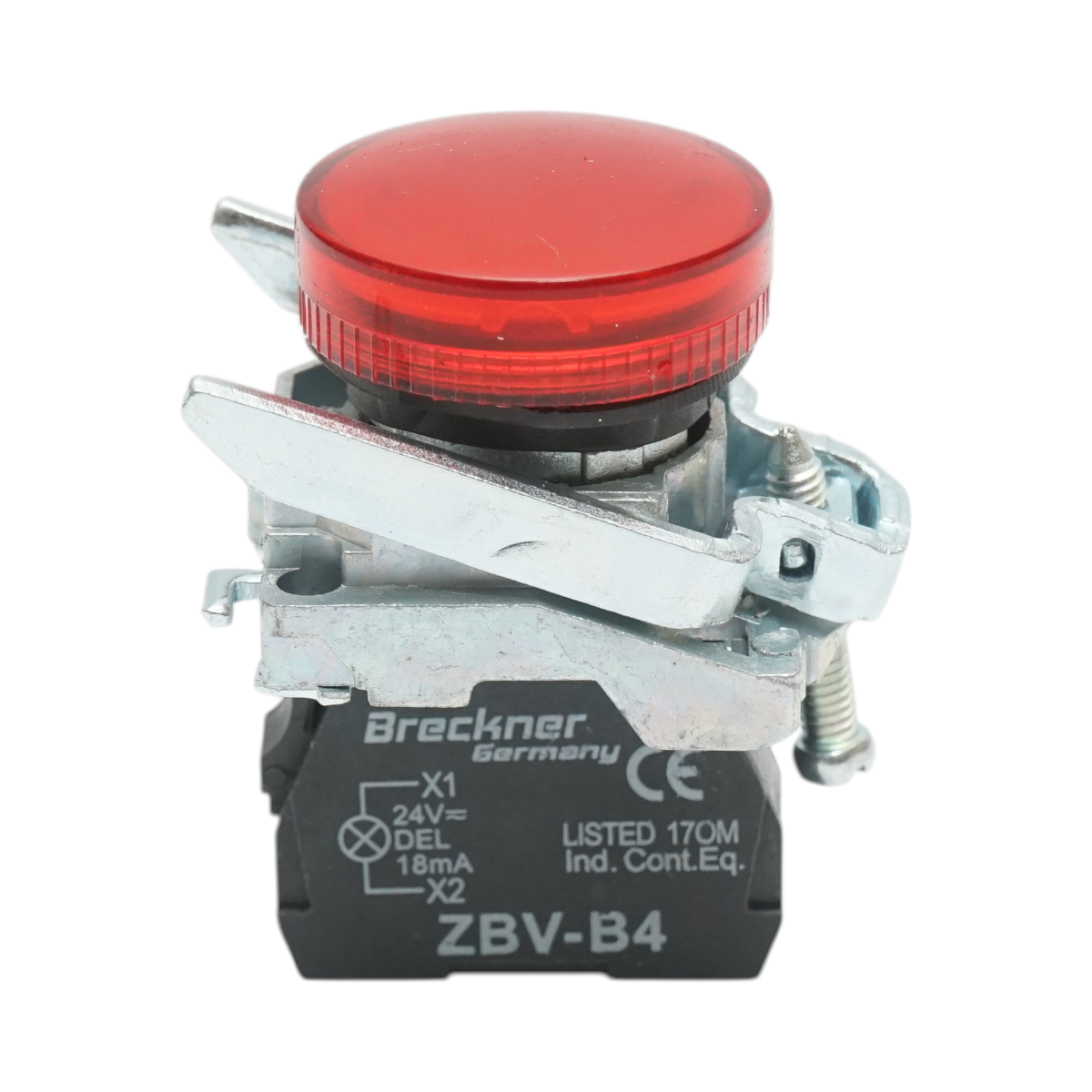 Indicator semnalizare LED rosu 24V, 18mA, TB4 Breckner Germany