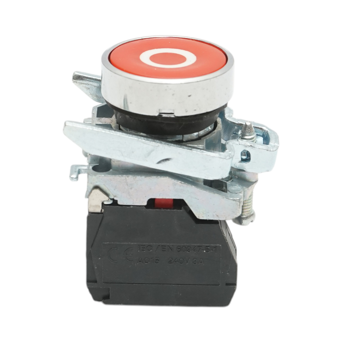 Buton comanda STOP rosu cu revenire 1NC, 10A, TB4 Breckner Germany