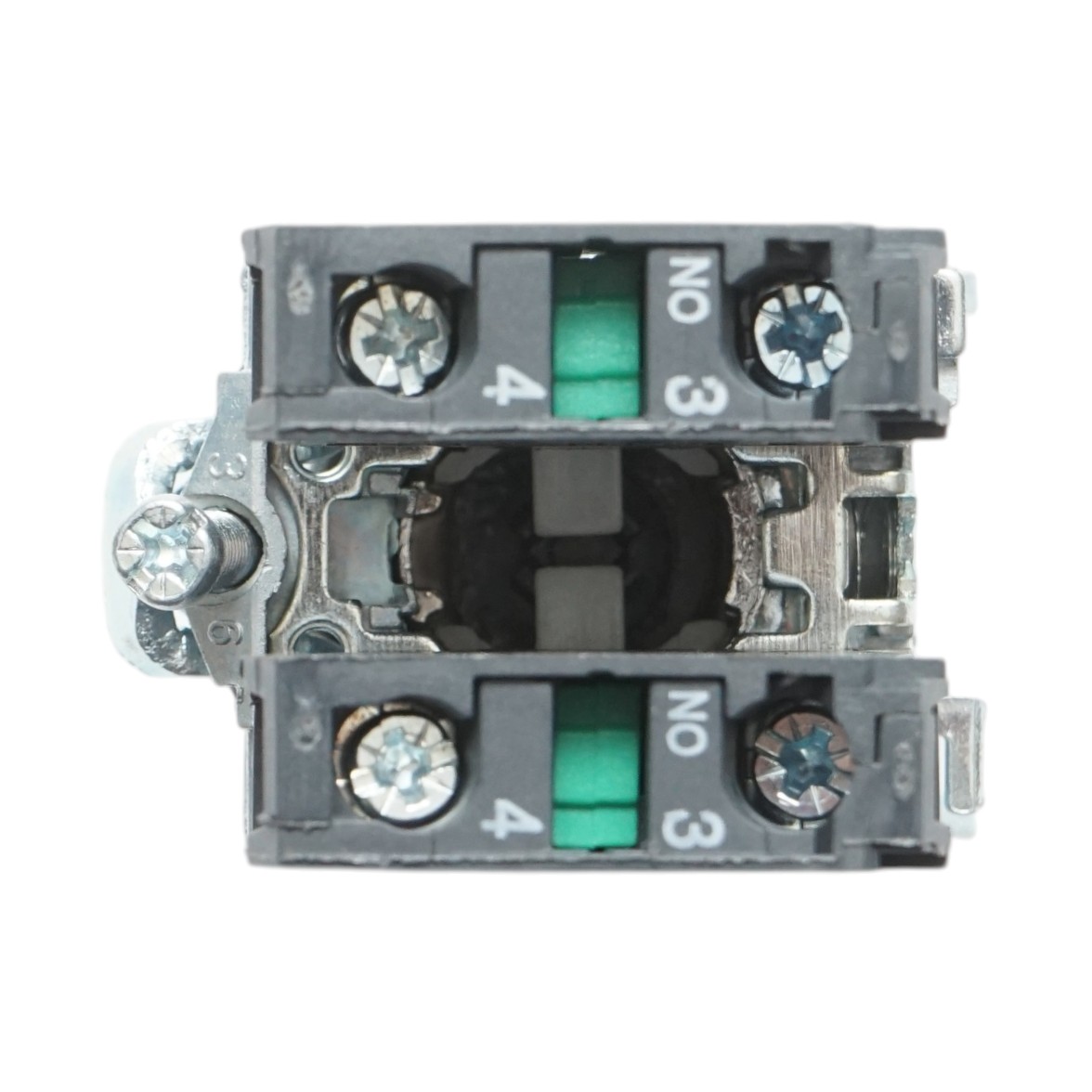 Selector 3 pozitii cu revenire negru 2NO, 24V/10A, TB4-BD53 Breckner Germany - imagine 5