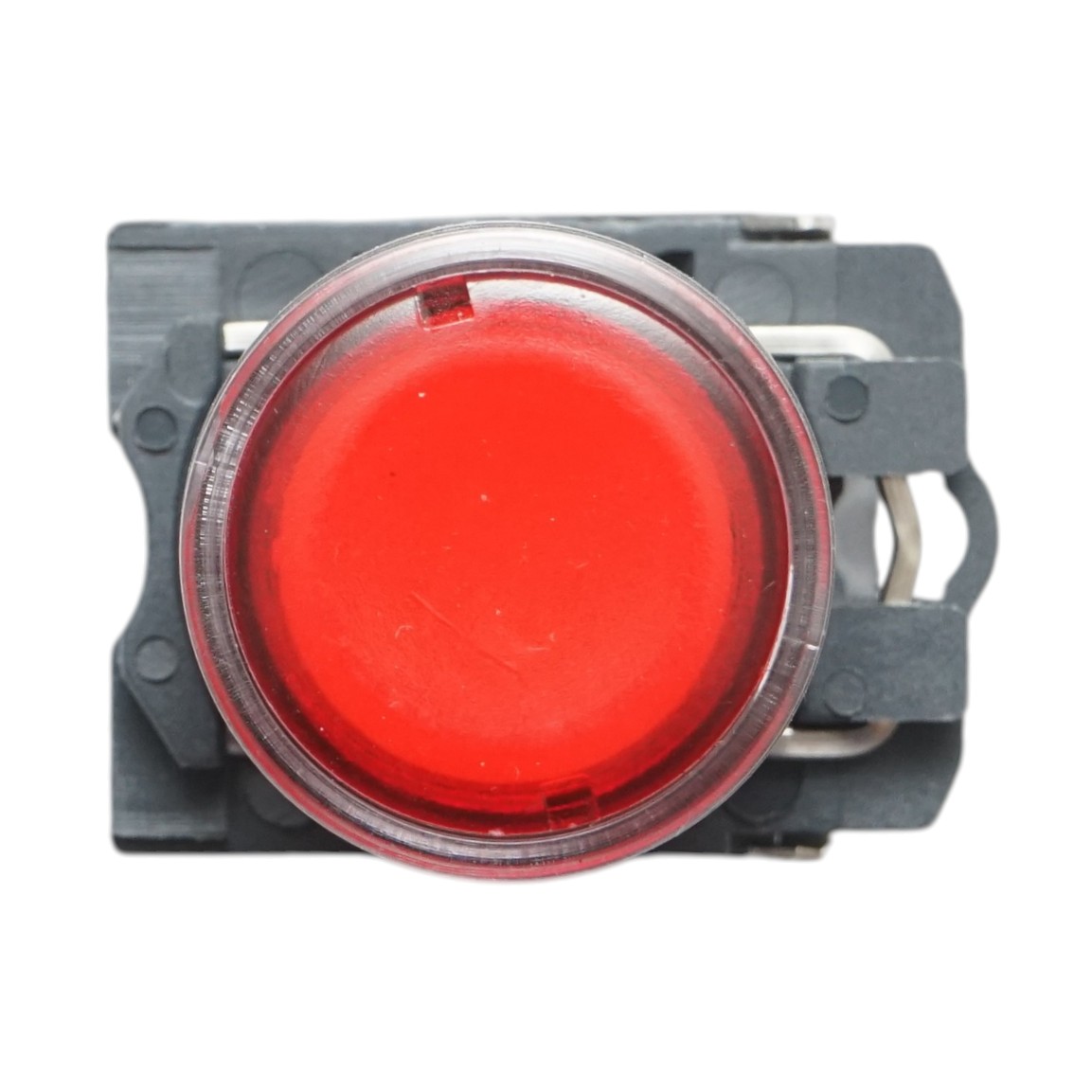 Buton comanda cu revenire si semnalizare LED rosu 1NO+1NC, 24V/10A TB5 Breckner Germany - imagine 3