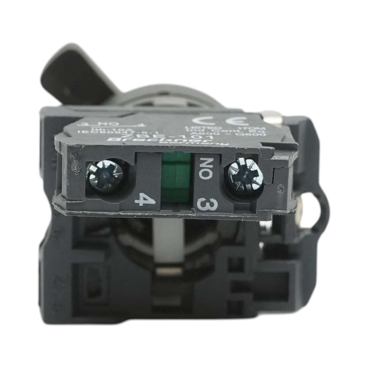 Selector 2 pozitii cu revenire negru 1NO, 240V/10A, TB5-AJ41 Breckner Germany - imagine 4