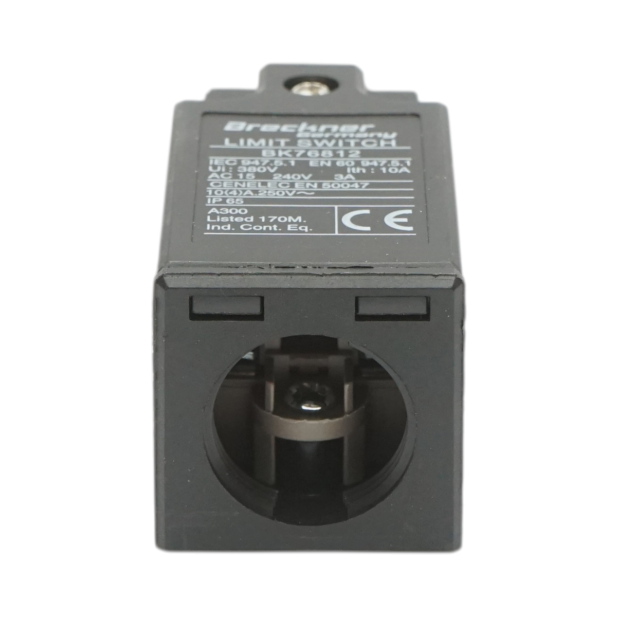Intrerupator limita cu actuator tip piston, rola orizontala si brat scurt 250V/380V, 10A IP65 Breckner Germany - imagine 5