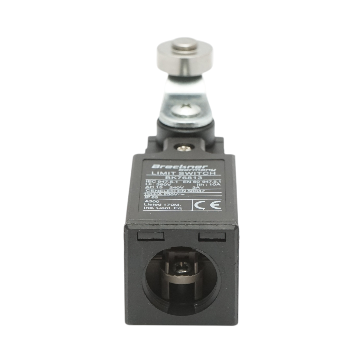 Intrerupator limita cu actuator tip piston si brat reglabil scurt 250V/380V, 10A IP65 Breckner Germany - imagine 5