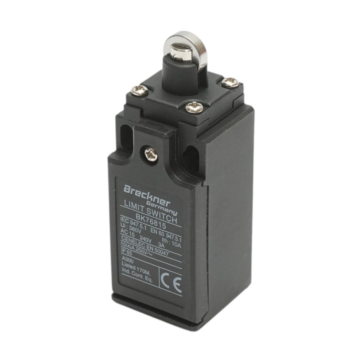 Intrerupator limita cu actuator tip piston si rola orizontala 250V/380V, 10A IP65 Breckner Germany - imagine 4