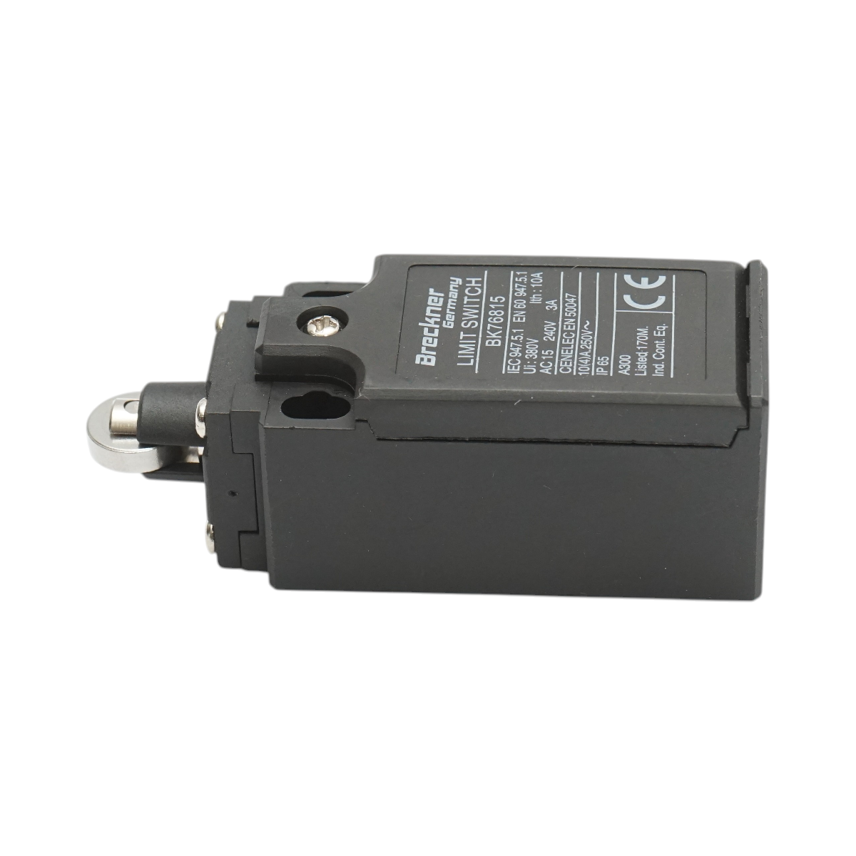 Intrerupator limita cu actuator tip piston si rola orizontala 250V/380V, 10A IP65 Breckner Germany - imagine 2