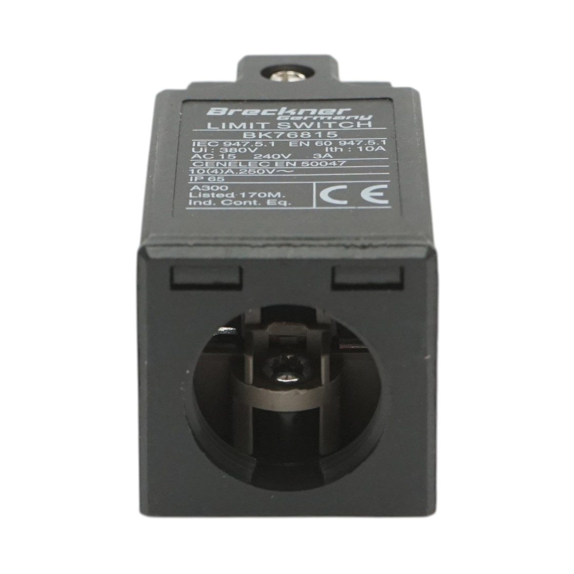 Intrerupator limita cu actuator tip piston si rola orizontala 250V/380V, 10A IP65 Breckner Germany - imagine 5