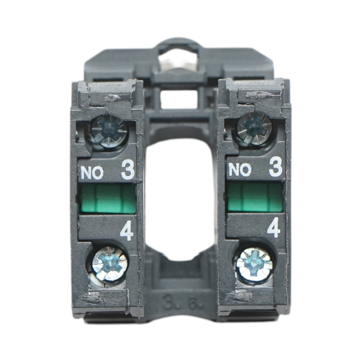 Element bloc contact auxiliar plastic 2NO 240V/10A TB5 Breckner Germany - imagine 4