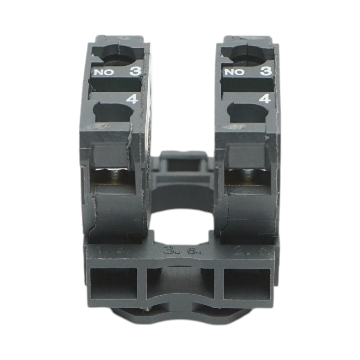 Element bloc contact auxiliar plastic 2NO 240V/10A TB5 Breckner Germany - imagine 3