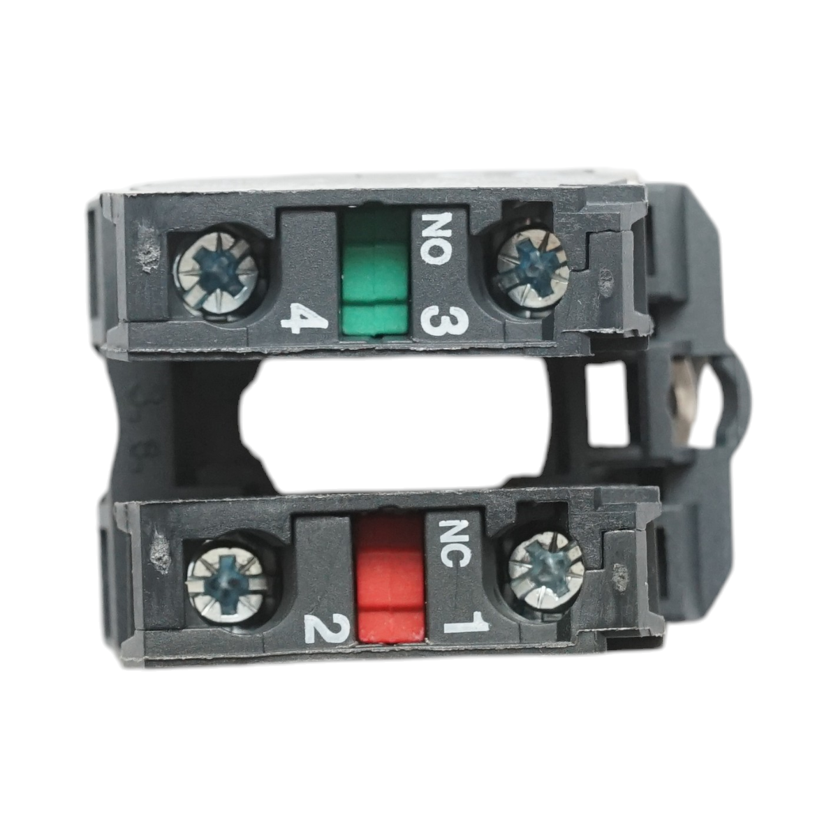 Element bloc contact auxiliar plastic 1NO+1NC 240V/10A TB5 Breckner Germany - imagine 3