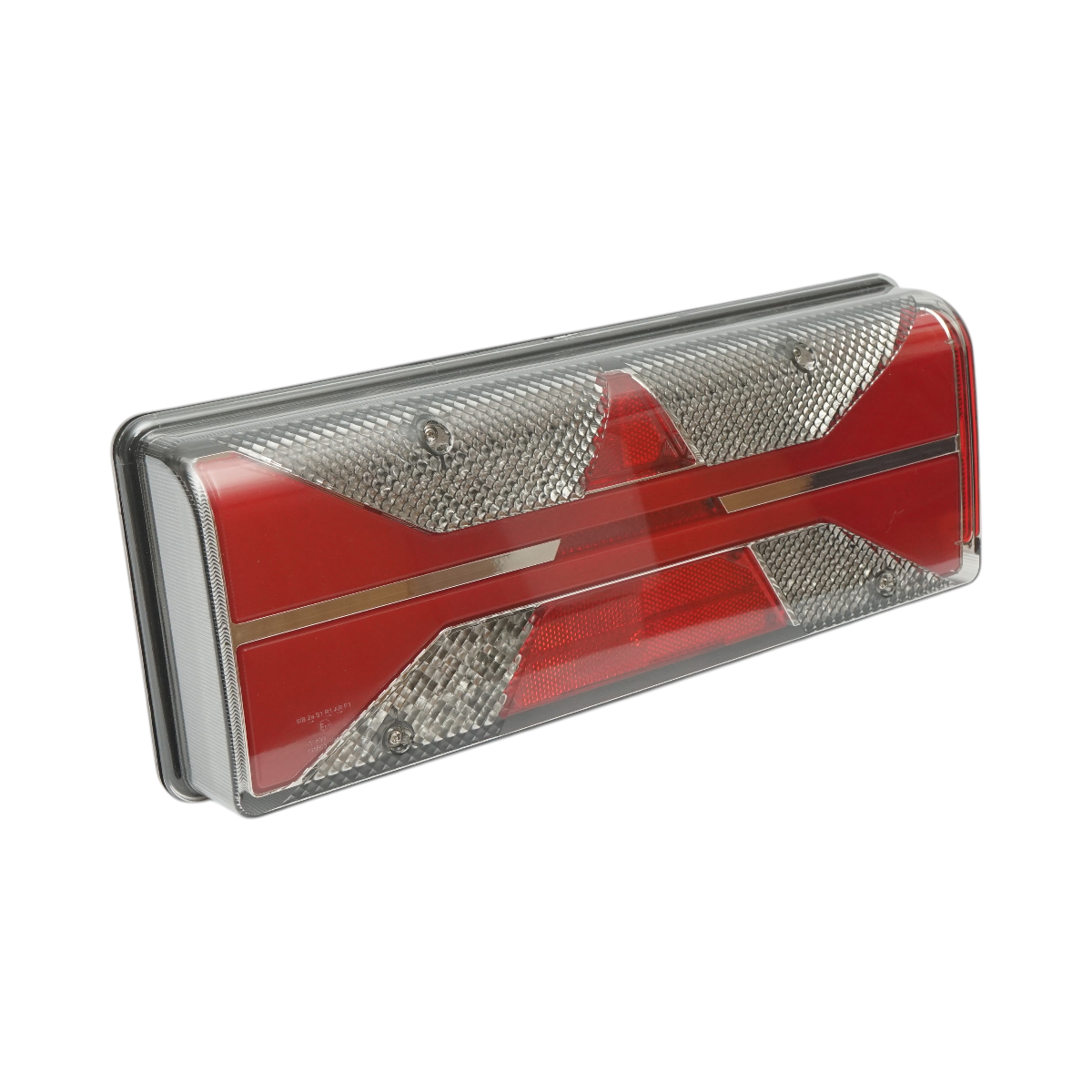 Lampa stop spate dreapta LED camion 24V, 7 pini ASS2.1 cu iluminare numar, alarma mers inapoi 400x153x88mm - imagine 3