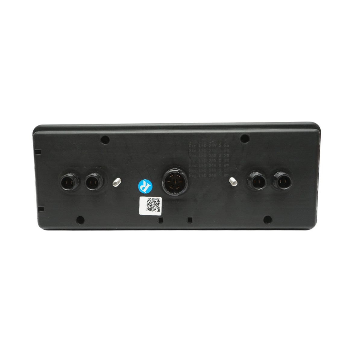 Lampa stop spate dreapta LED camion 24V, 7 pini ASS2.1+4x2 cu iluminare numar 400x153x88mm - imagine 2