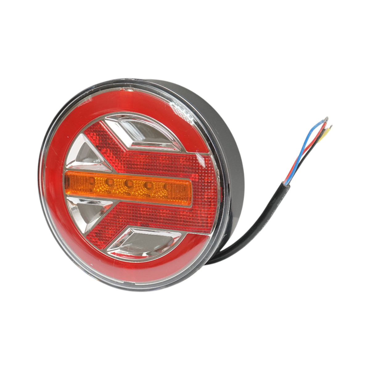 Lampa stop spate rotunda LED 12V/24V universala 140x40mm Breckner Germany - imagine 4