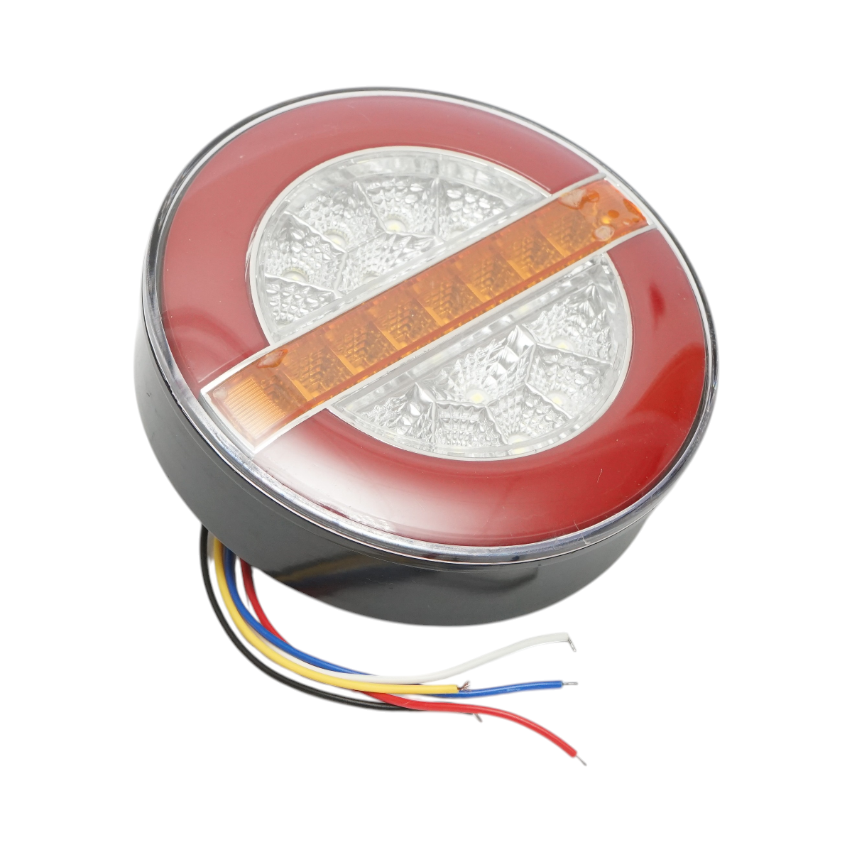 Lampa stop spate rotunda LED 12V/24V universala 140x40mm Breckner Germany - imagine 3