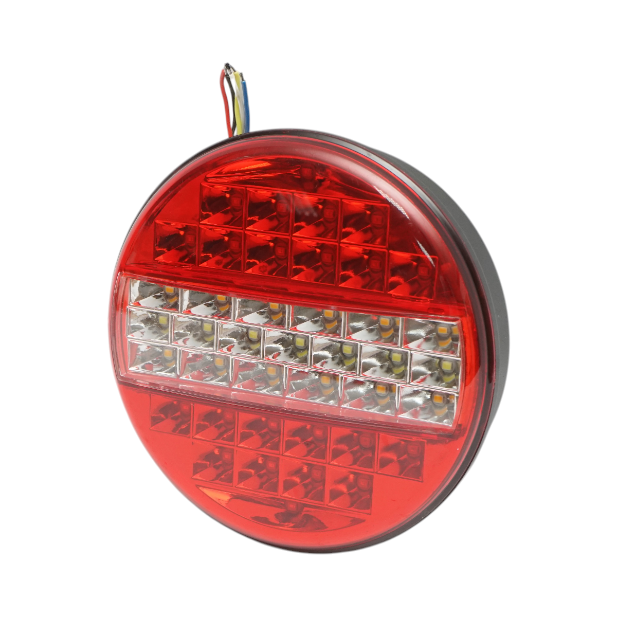 Lampa stop spate rotunda LED 12V/24V universala 142x45mm Breckner Germany - imagine 4