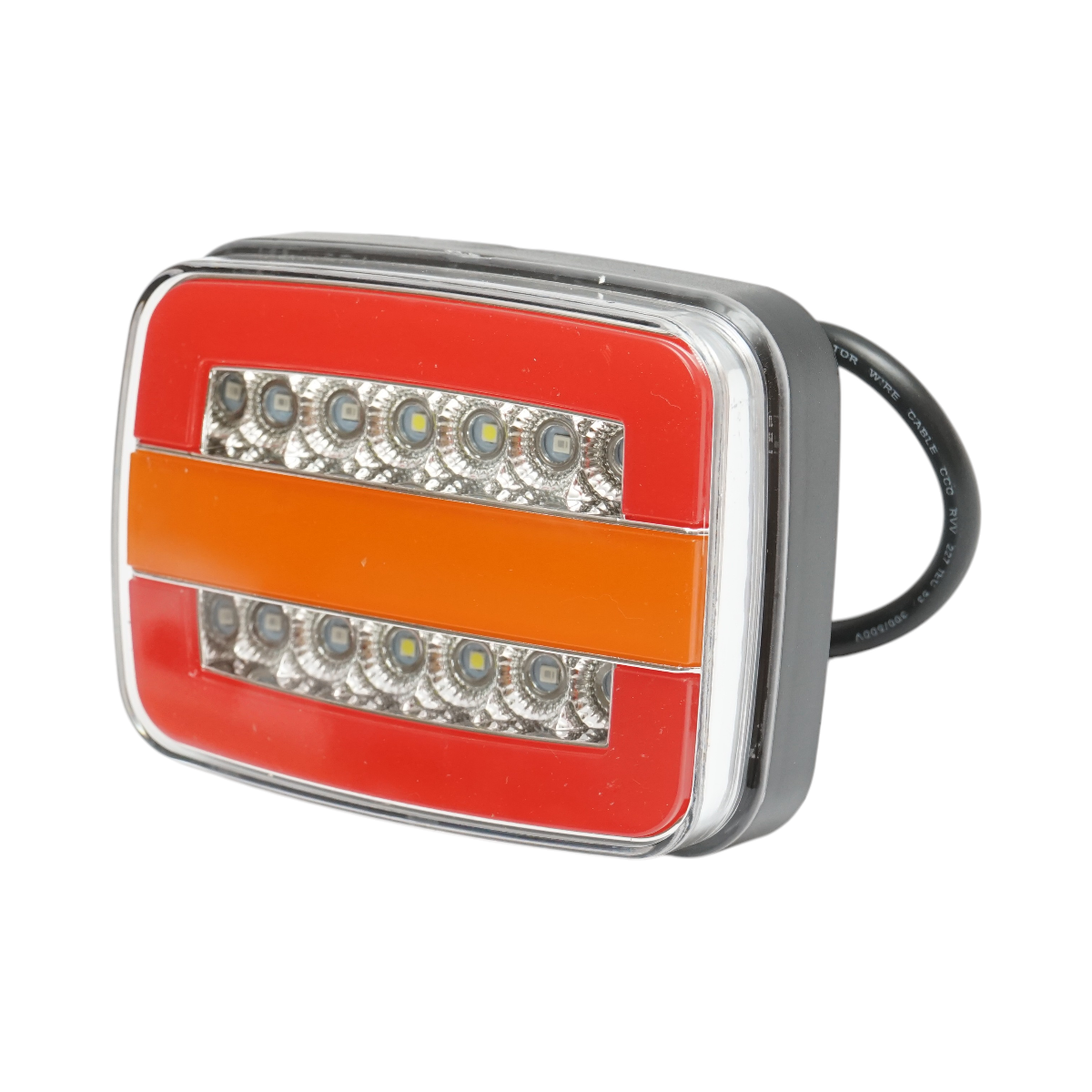 Lampa stop spate dreptunghiulara LED 12V/24V universala 125x95x35mm Breckner Germany - imagine 2