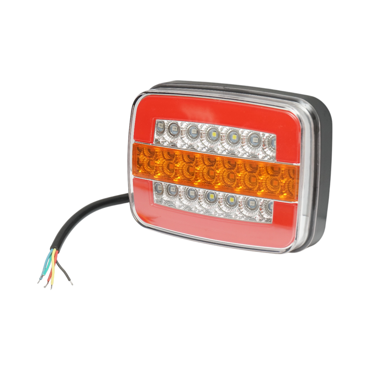 Lampa stop spate dreptunghiulara LED 12V/24V universala 125x95x35mm Breckner Germany - imagine 4