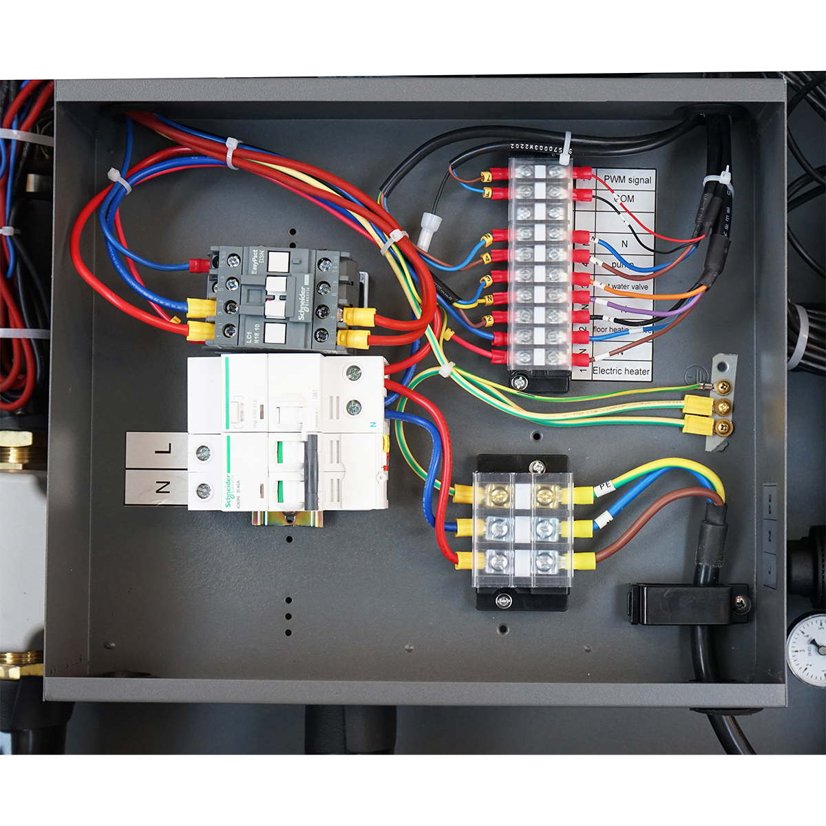 Unitate interna pompa de caldura aer-apa monobloc 9.5KW, 220V CGH03 SPRSUN - imagine 7