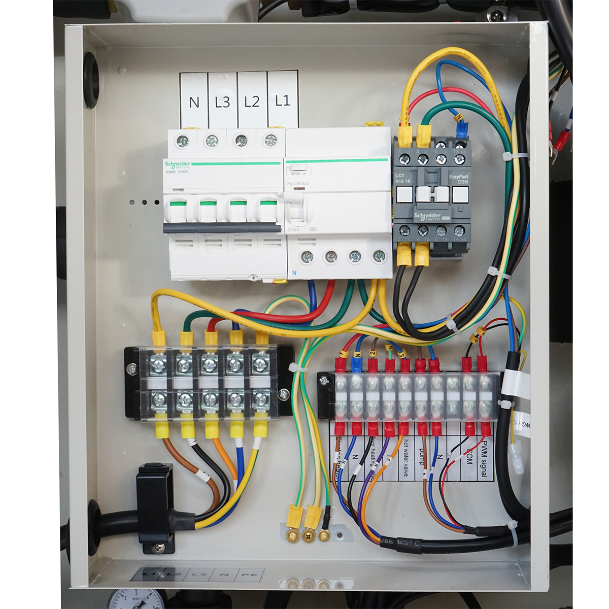 Unitate interna pompa de caldura aer-apa monobloc 28KW, 380V CGH-08-B SPRSUN - imagine 6