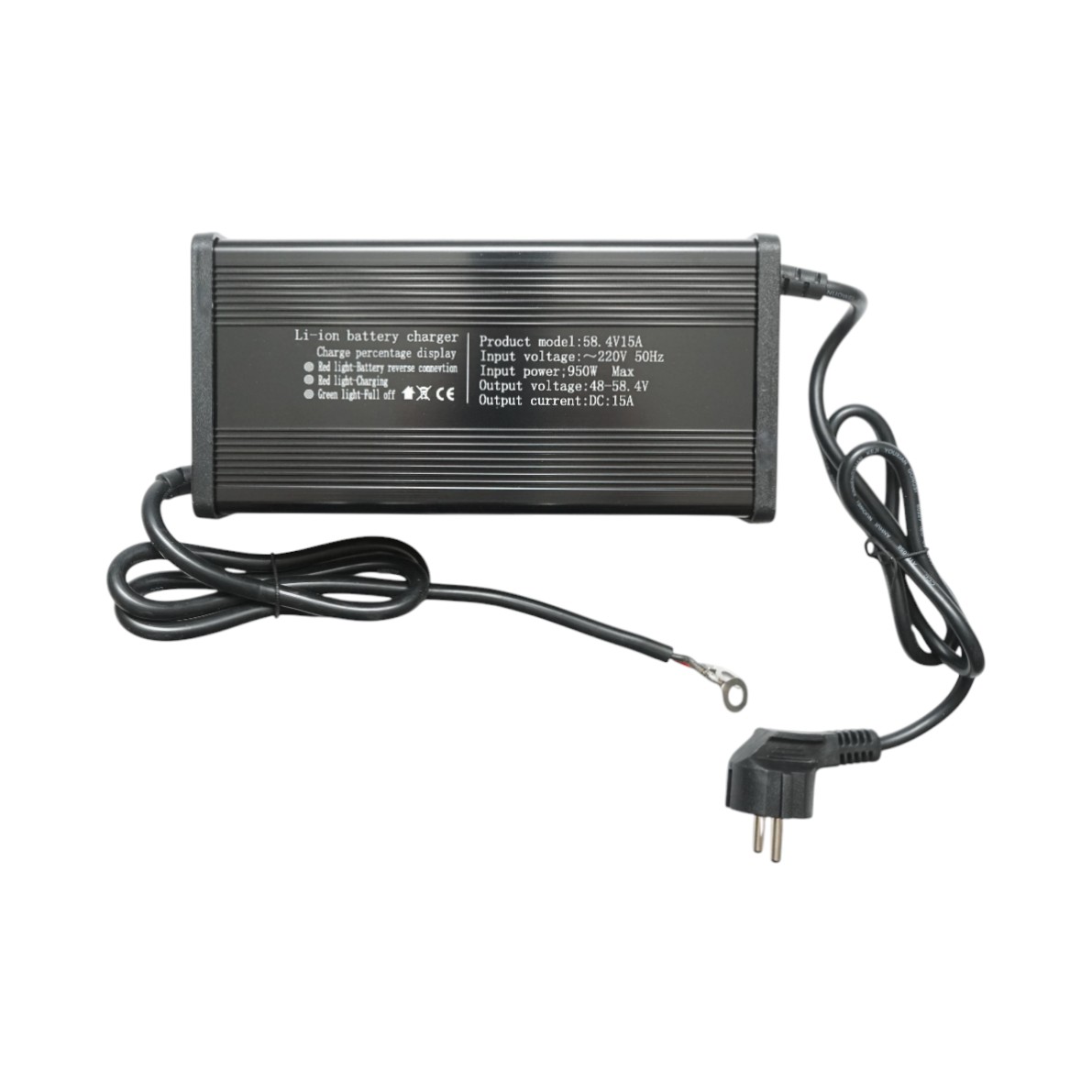 Redresor, incarcator smart baterie Li-ion 51.2V, 15A cu afisaj digital - imagine 4