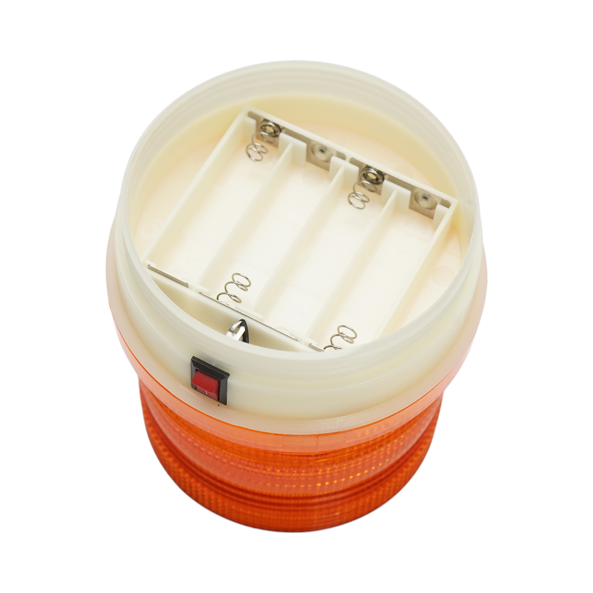 Girofar LED 24 SMD stroboscopic portabil fara fir DC6V cu baterii 4x1.5V AA si talpa magnetica - imagine 5