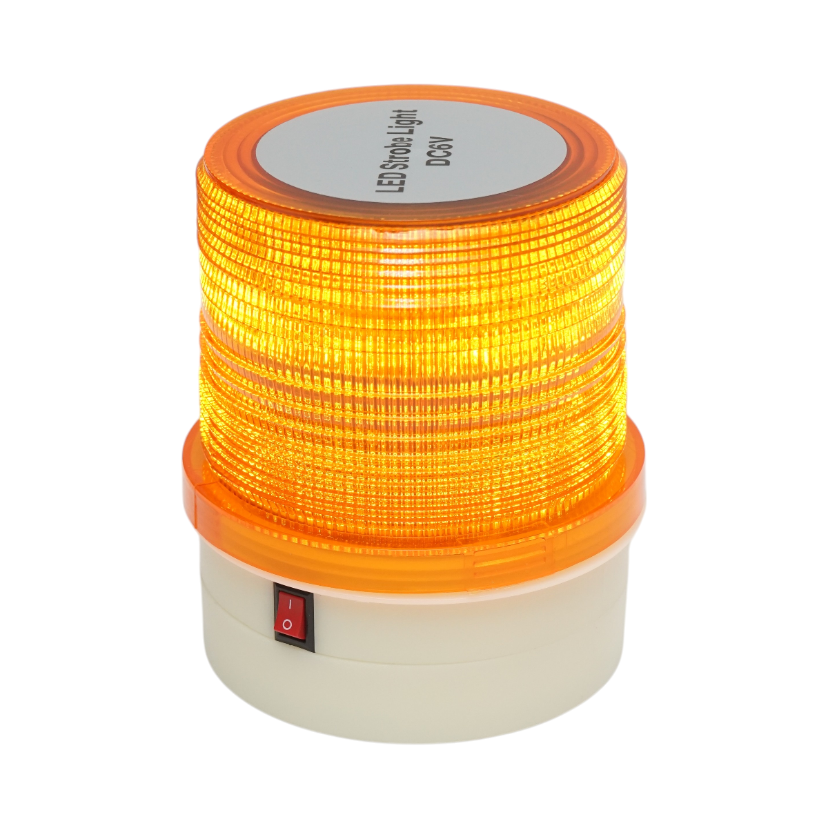 Girofar LED 24 SMD stroboscopic portabil fara fir DC6V cu baterii 4x1.5V AA si talpa magnetica