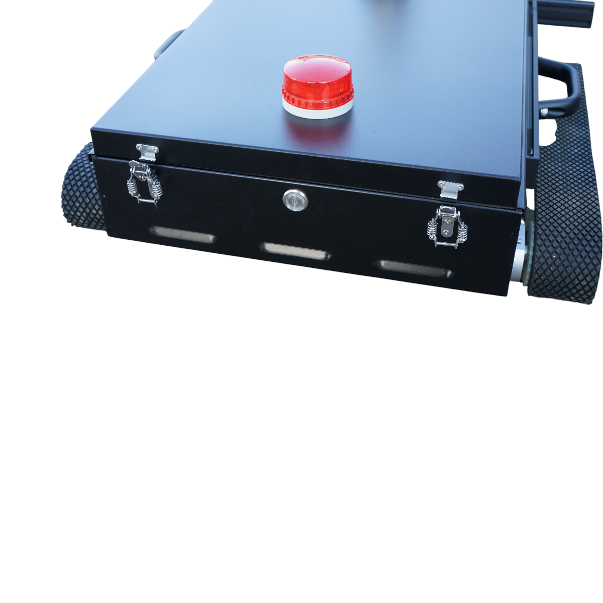 Robot curatare panouri solare fotovoltaice 24V, 380W cu telecomanda, baterie Li-ion 2x26Ah, latime perie 1100mm - imagine 6