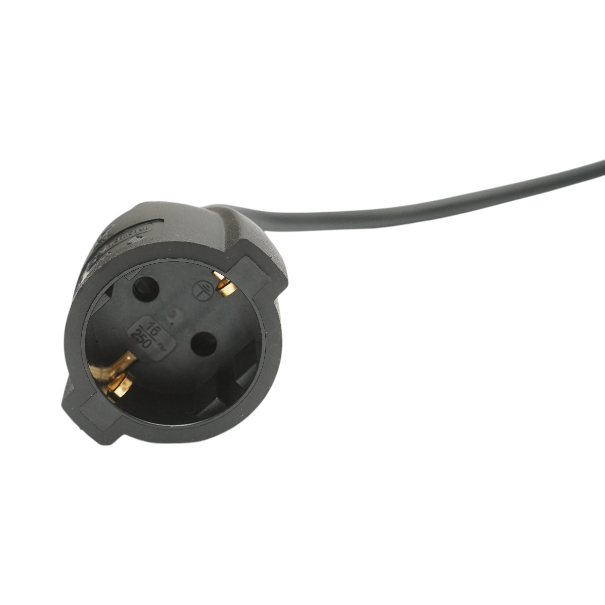 Cablu prelungitor electric 20m H05VV-F 3x1.5mm negru cu priza Schuko 16A/250V - imagine 3