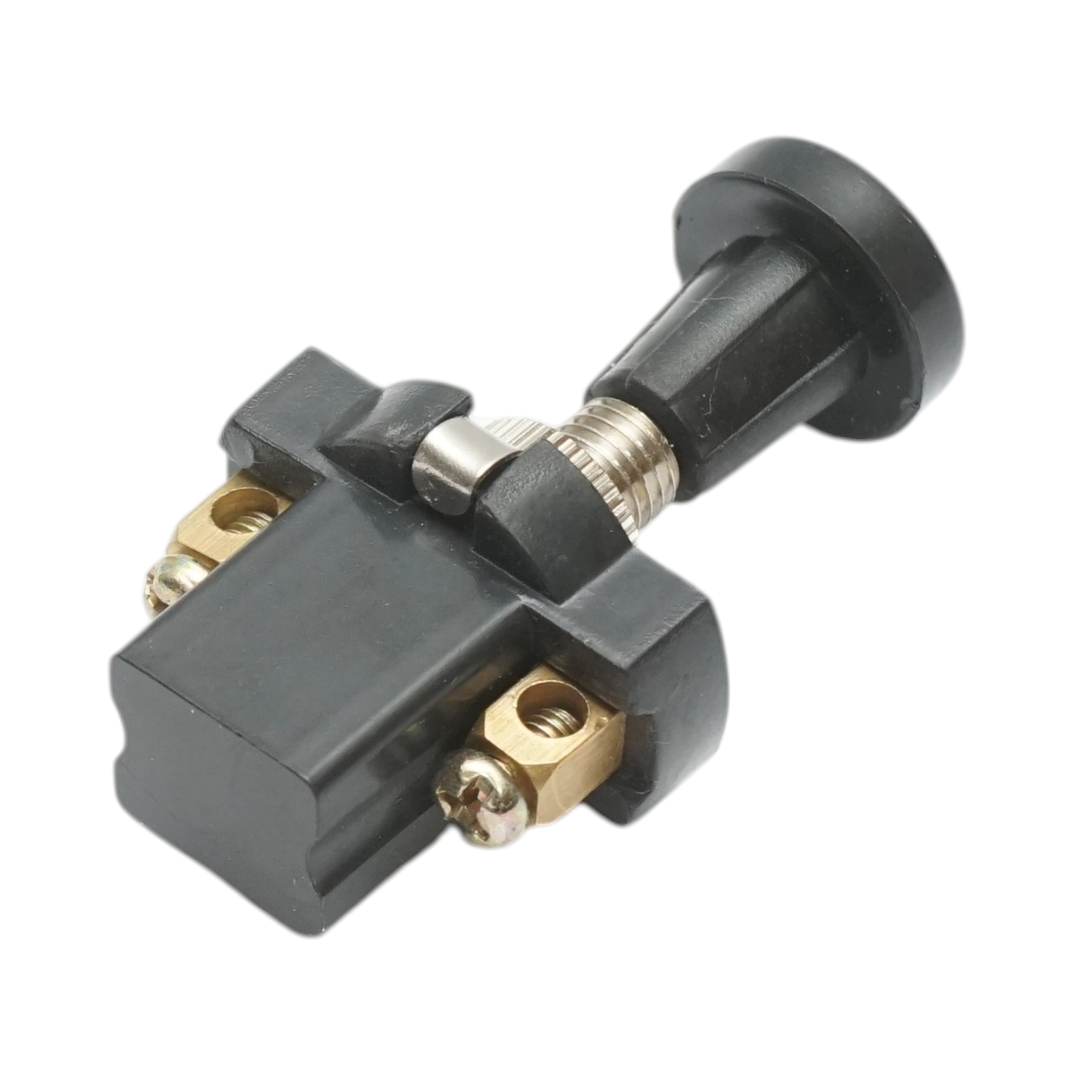 Intrerupator scurt 12V/5A pull switch ON/OFF cu piulita prindere metalica - imagine 4