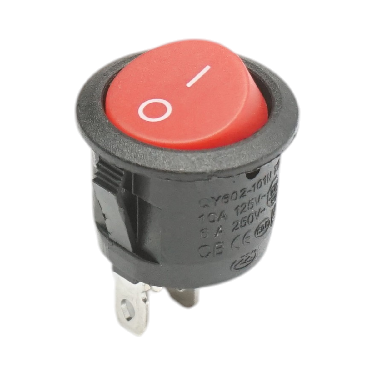 Buton intrerupator ON/OFF cu 2 pini 250V AC/6A universal
